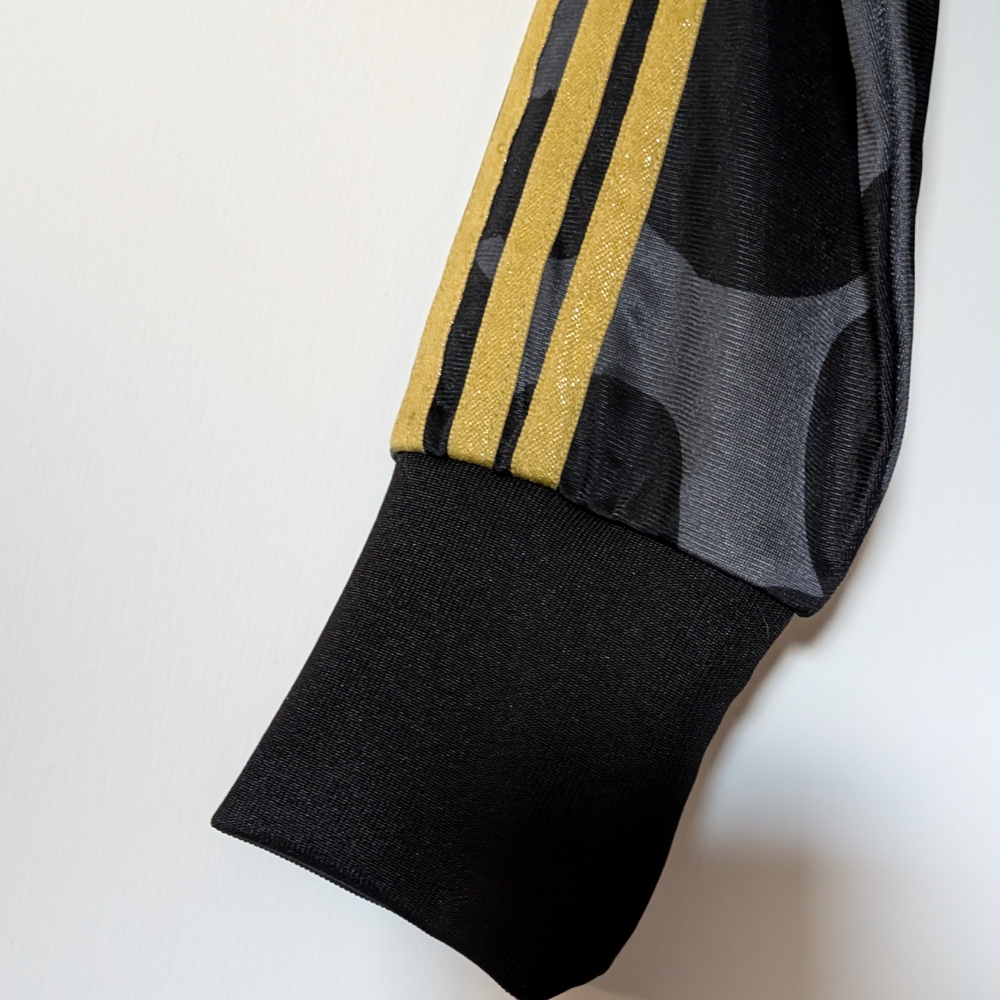 Adidas X Marimekko Black and Gold Floral Track Jacket - Picture 7 of 9